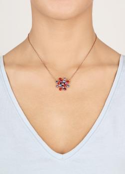 Ruby Violet - Magic Fireball Necklace Konplott